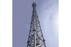 China 30-110m Height Telecom Steel Tower For BTS GSM 5G Connectivity Station supplier