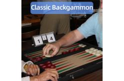 China Free Sample Custom Backgammon Pieces Marble Backgammon And Checkers Set supplier