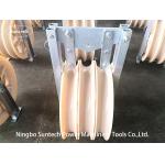 660mm Nylon Rollers Conductor Stringing Blocks For Overhead Bundled Cable for sale
