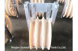 China 660mm Nylon Rollers Conductor Stringing Blocks For Overhead Bundled Cable supplier