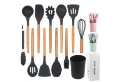 China Household Silicone Spatula Spoon Set supplier