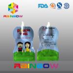 Free type 5 Oz Stand Up Pouch Packaging For Babay Food With Zipper Reclosbale for sale