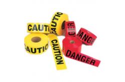 China Factory Customized Barrier Tape PE Red Yellow Rolls Danger Caution Warning Tape supplier
