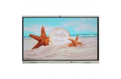 China 65 Inch Interactive Touch Screen Monitor Smart Boards With OPS Camera Microphone supplier