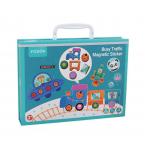 Busy Traffic Educational Magnetic Jigsaw Puzzle Stickers For Kids for sale