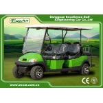 6 Passenger Electric Golf Carts , 48V Trojan Battery Golf Buggy Car for sale