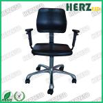 Adjustable Industrial Workshop ESD Chair  PU Foam ESD Worker Chair With Armrest for sale