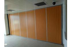China Divide Space Movable Door Track Roller Hotel Sliding Partition Walls Soundproof Panels supplier