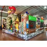 Commercial Inflatable Bouncy Forest Themed Castle House Combination