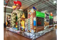 China Commercial Inflatable Bouncy Forest Themed Castle House Combination supplier