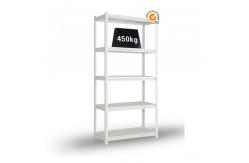 China Easy Assembled Metal Corner Display Shelf / Bathroom Metal Book Shelf supplier