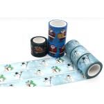 Multiple Uses CMYK Printed Christmas Washi Tape for sale