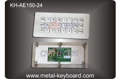China SUS304 Brushed IP65 Waterproof Computer Keyboard 24 Keys Water Resistant Keyboard supplier