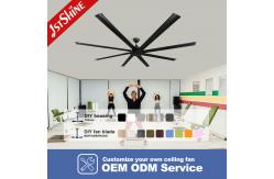 China OEM Remote Control Workout Room Ceiling Fans With Light Gymnasium supplier