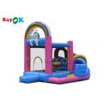 Small Kids PVC Unicorn Inflatable Bounce House Indoor Blow Up Trampoline for sale