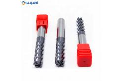 China Unequal Helix-Angle Square End Mill For High Efficiency Finishing Stainless Steel supplier
