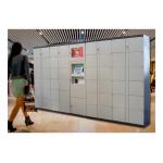 Public Rental Luggage Cabinet Storage Electronic Door Locker Kiosk for Workshop Office for sale