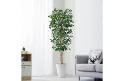 China Flame Retardant H180cm Artificial Ficus Plant , Ficus Fake Tree Natural Look supplier