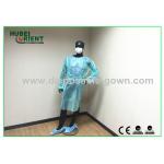 CE MDR Single Use Isolation Gown 40G/M2 With Elastic Wrist for sale