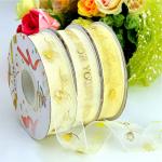 Hot Stamping Rice Gauze Hair Accessories for Birthday Gift Goddess's Day Wedding Confession Proposal and Flower Decoration for sale