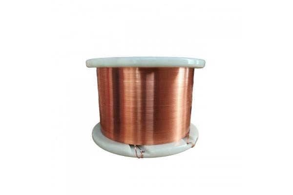 Bondable High Temperature Rectangular Copper Wire 0.60mm For Automotive