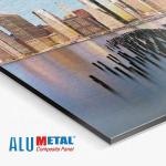 0.3mm Nano Aluminium Plastic Composite Panel Cladding 1220x2440 Mm Outdoor for sale