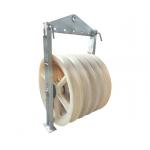 Transmission Line Tools Cable Pulling Device Stringing Line Block 6T Rated Load for sale