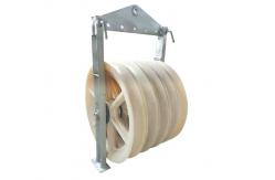 China Transmission Line Tools Cable Pulling Device Stringing Line Block 6T Rated Load supplier