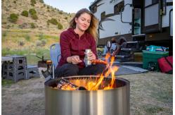 China SS304 charcoal  brazier stove smokeless portable camping fire pit 1mm Thickness supplier