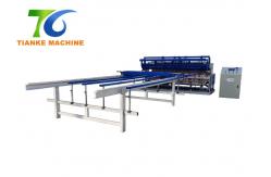 China PLC 6mm Wire Fence Making Machine 300mm Mesh Panel Welding Machine supplier