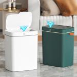 Intelligent Trash Can Smart Sensor Waterproof Dustbin Household Induction Garbage Bin Automatic Packing House Garbage Can for sale