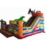 Inflatable Dinosaur Kids Inflatable Jumper , Outdoor 10 X 9m Blow Up Fun House for sale