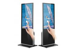 China Full HD Interactive Advertising Kiosk 49inch 55inch Big Touch Screen Display H81 supplier