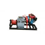 8 Ton Gas Engine Powered Winch Cable Pulling Winches For Tower Erection