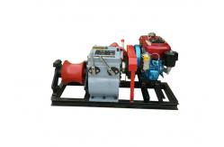 China 8 Ton Gas Engine Powered Winch Cable Pulling Winches For Tower Erection supplier