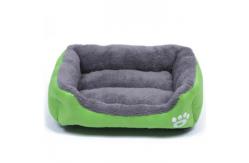 China Polyester Pet Crate Bed Sofa Solid Plush Dog Bed supplier