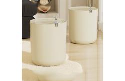 China Round House Hold Plastic Trash Can with Lid Plastic Waste Bin Antistatic Esd supplier