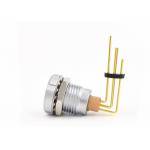 6pin Lemo B Series Connectors ECG Elbow Printed Circuit Pins With 2 Nuts Fixing for sale