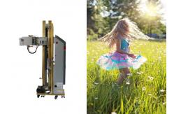 China Foldable Leaf Rails Foldable Y Xias Vertical Wall Printer Rotatable Print Head supplier