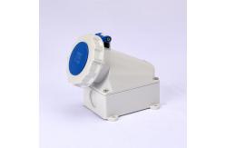 China 220V IP67 Single Phase Copper Industrial Power Socket Dampproof supplier