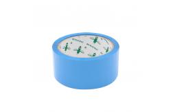 China Sky Blue Custom Self Adhesive Logo Coloured Tape Bopp Carton Shipping supplier