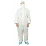 CE Type 5/6 SMMS Nonwoven Disposable Chemical Protective Coverall Anti Static for sale