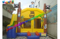 China Popular Pirate Inflatable Bouncer Slide , Bouncer Combo Slide With PVC Tarpualin supplier