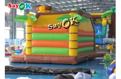 China 5m 16.5ft Animals Theme Commercial Bouncy Castle With Blower supplier
