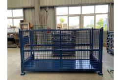China Customized Padlock Locking System  Collapsible Stillage Cage For Logistics supplier