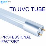 CE ROHS FCC Glass T8 UVC Disinfection Lamp 10W UV Wall Light for sale