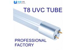 China CE ROHS FCC Glass T8 UVC Disinfection Lamp 10W UV Wall Light supplier