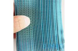 China Customised Reinforced Blue Glass Wire Mesh UV Proof 0.8mm supplier