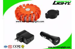 China Super Bright Safety Led Warning Light Orange Roadside Emergency Disk supplier