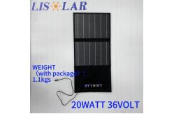 China 36V 20 Watt Foldable Solar Panel Charger Lightweight For Outdoor Activities supplier